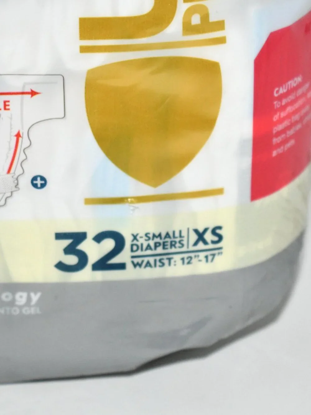 Paw Inspired Female Dog Diapers, XS, 32 Count, Disposable, Leakproof Incontinenc